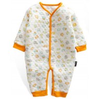 空氣棉嬰兒秋冬連身衣 - 橘小獅 6M/9M/12M/18M/24M